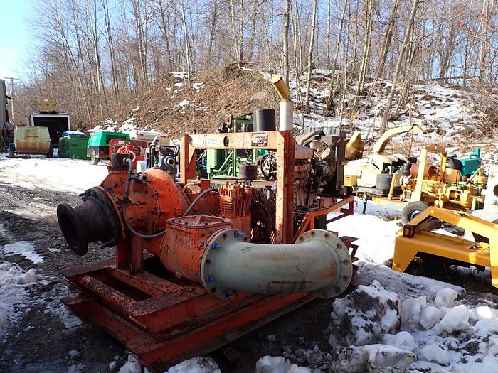 Used Godwin DPC300 12" Water Pump LOW HOURS! VIDEO! John Deere Diesel 5000 GPM!