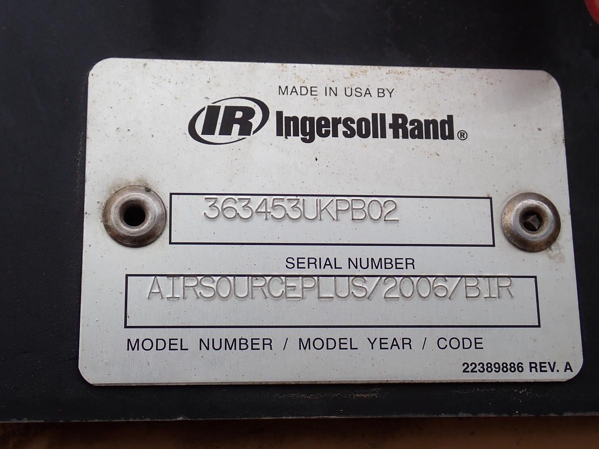 Used 2006 Ingersoll Rand Air Source 185 CFM Air Compressor