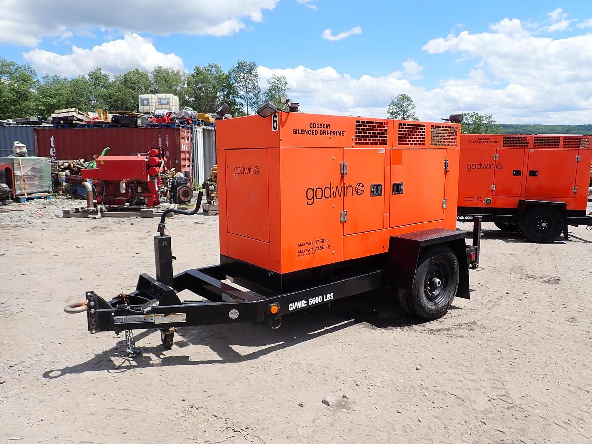 Used 2015 Godwin CD150M 6" Critical/Quiet Enclosure Water Pump