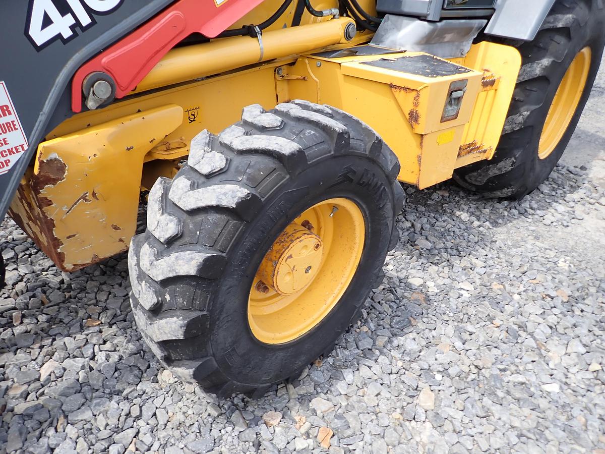 Used 2018 John Deere 410L Loader Backhoe LOADED! Q/C FORKS EXTENDAHOE