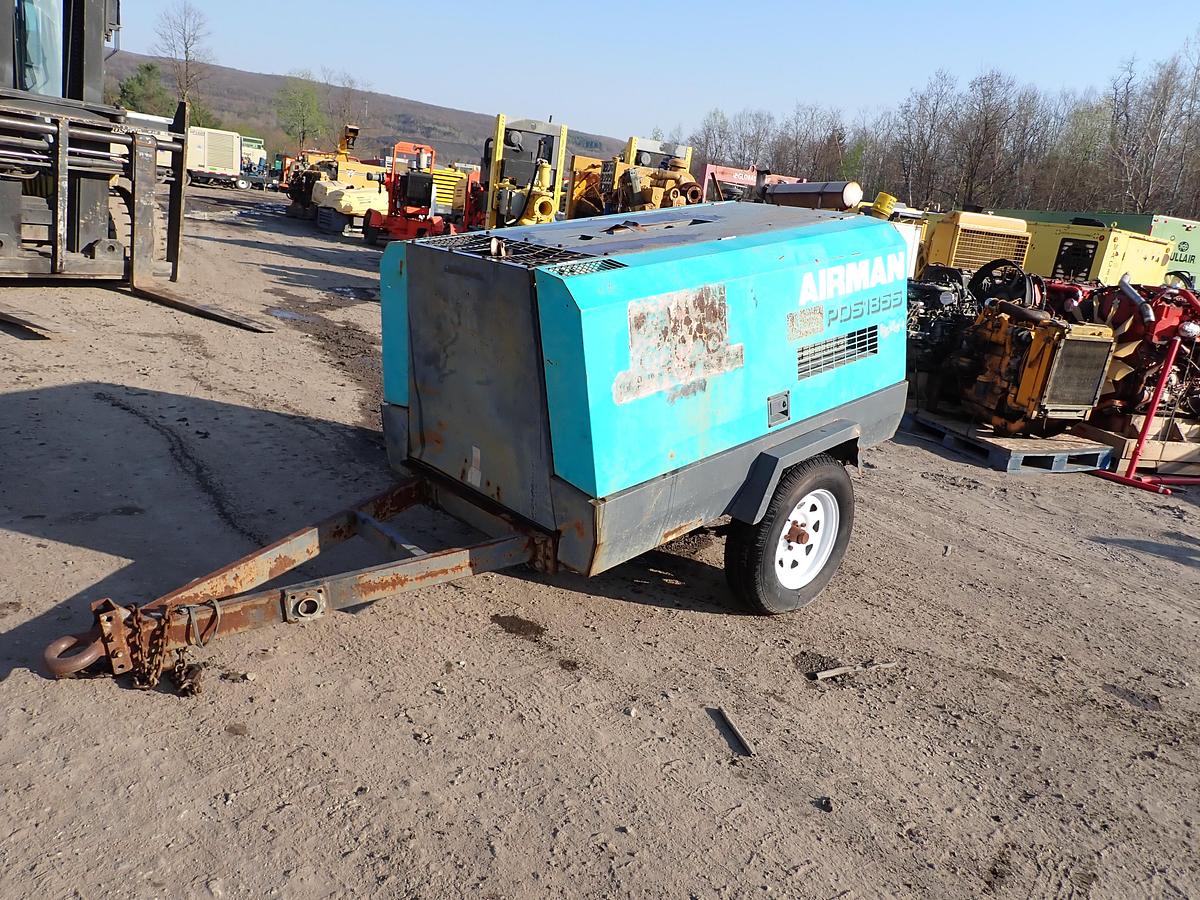 Used 2002 Airman PDS185S 185 CFM Air Compressor