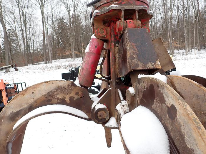 Used 2019 Fuchs MHL340 Material Handler w/ Anvil Rotating Grapple