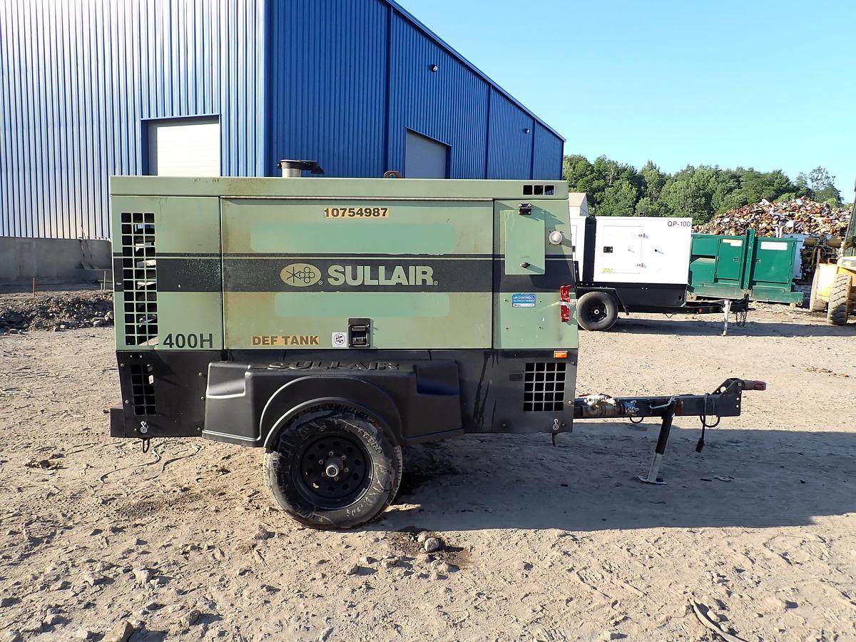 Used 2018 Sullair 400EH DPQ 400 CFM Air Compressor
