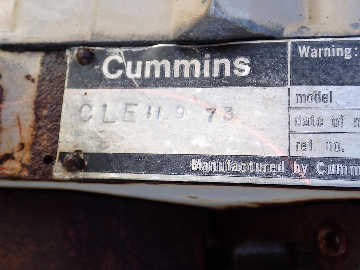 Used 1973 Cummins NT-855P-380 Small Cam Diesel Engine CPL 11 
