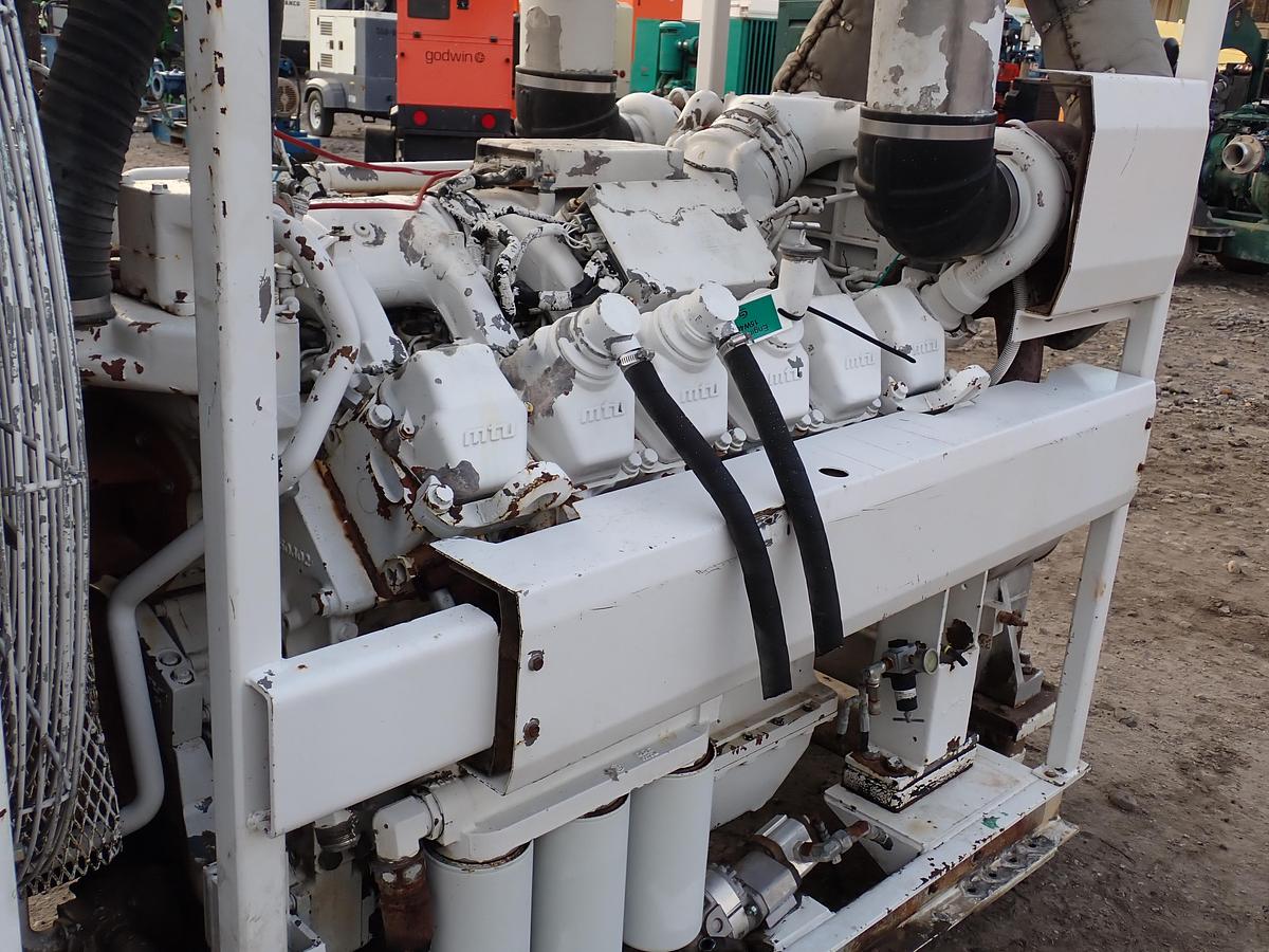 Used 2008 MTU 12V2000 Diesel Engine POWER UNIT 1005 HP