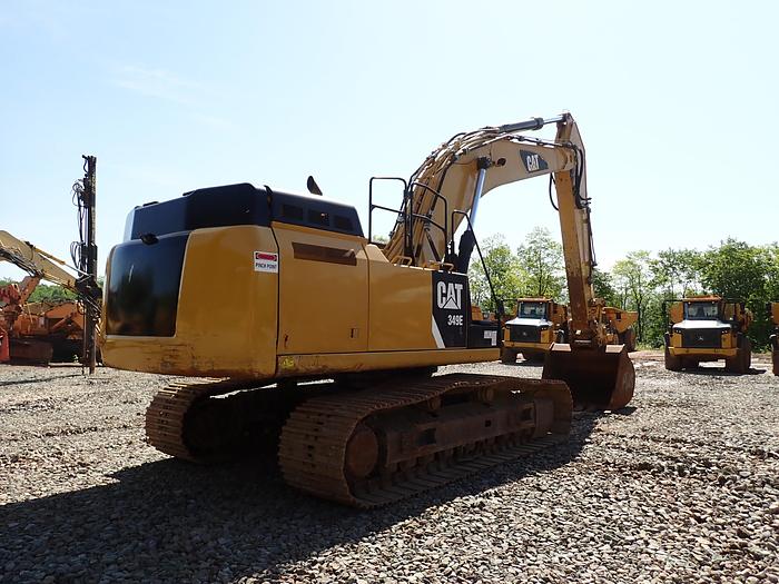 Used 2013 CAT 349EL Hydraulic Excavator Q/C & HAMMER LINES