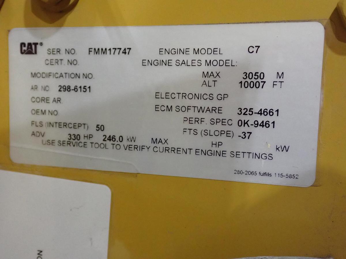 2008 CAT C7 Diesel Truck Engine UNUSED SURPLUS! FMM 330 HP