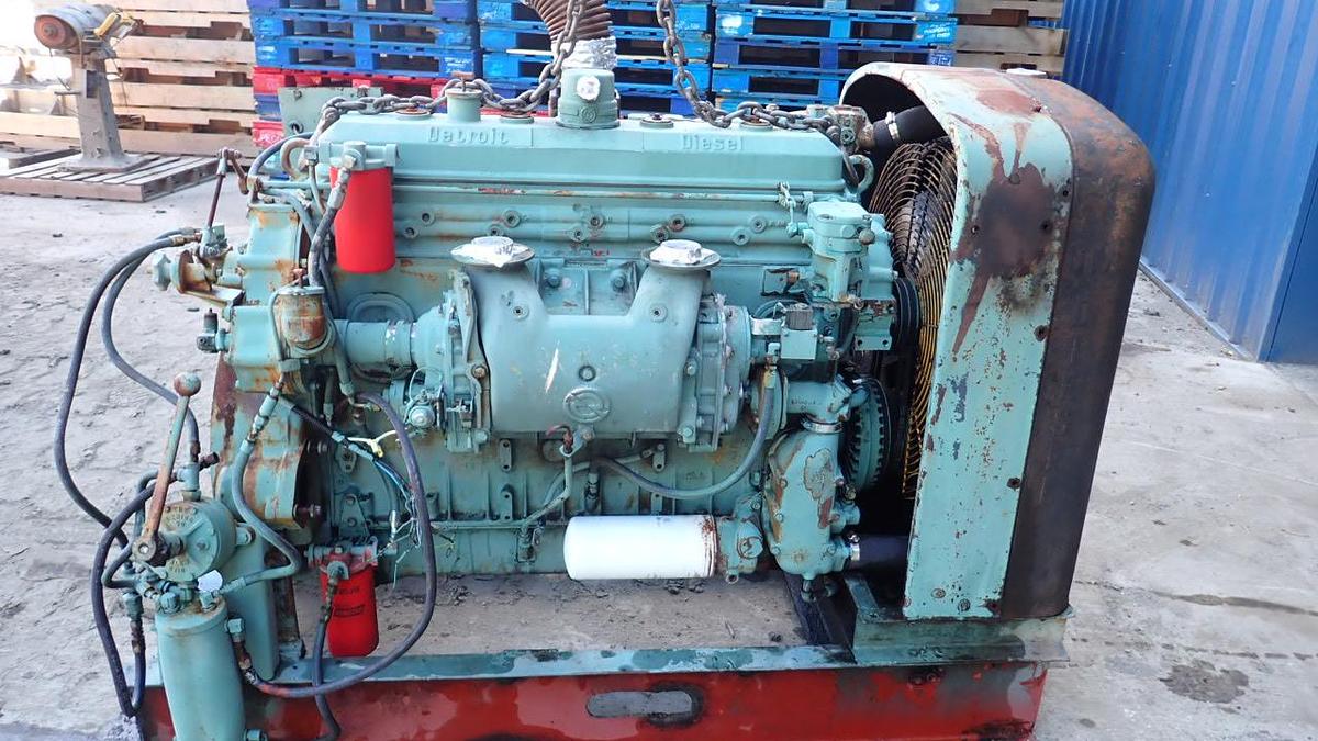 Used Detroit Diesel 6-71 Engine POWER UNIT 1063-7000