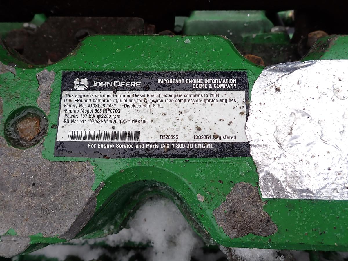 Used 2004 John Deere 6081HF070 Diesel Engine