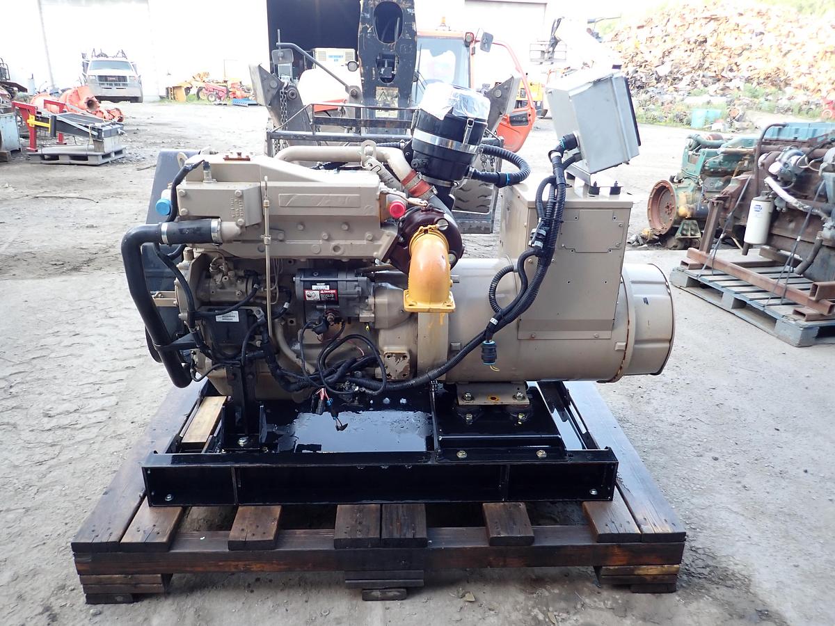 Used 2012 John Deere 4045TFM75 65 KW Marine Generator