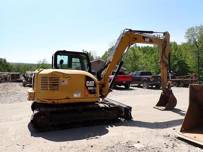 Used 2015 Caterpillar 308E2 CR Hydraulic Excavator RUNS STRONG! Q/C A/C Hammer Lines!