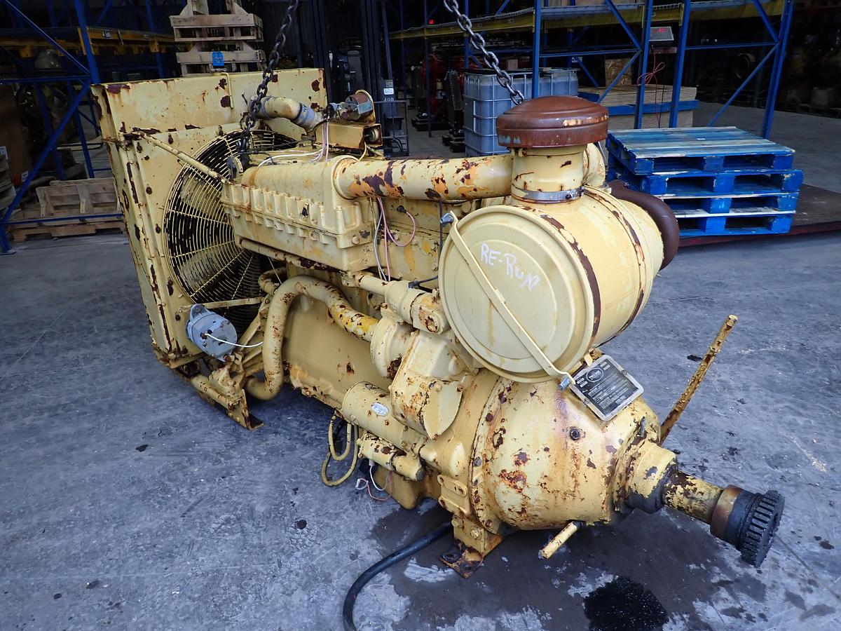 Used CAT D343 Diesel Engine POWER UNIT w/ PTO CLUTCH