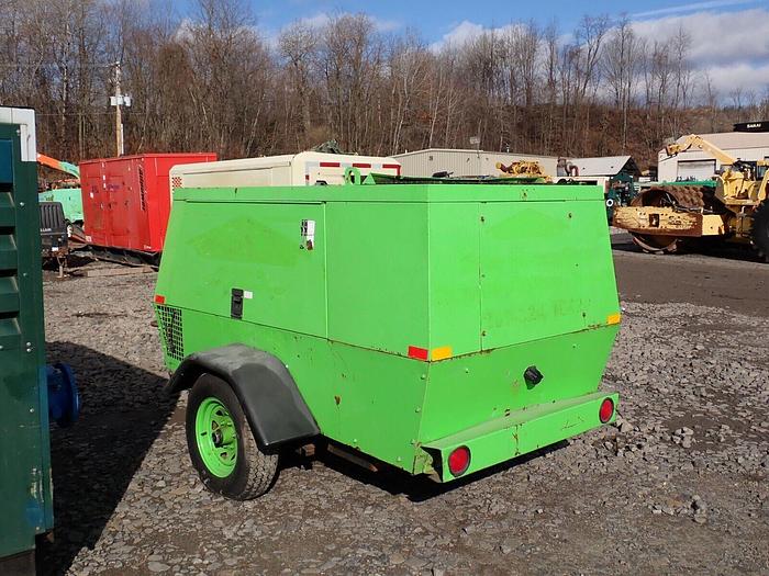 Used 2004 Sullair 375DPQ 375 CFM Air Compressor LOW HOURS! CAT Diesel Trailer Towable