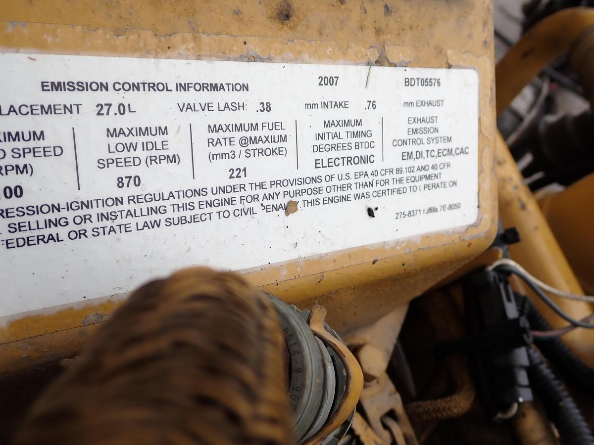 Used 2007 CAT 3412E Diesel Engine POWER UNIT! 860 HP 184-5369