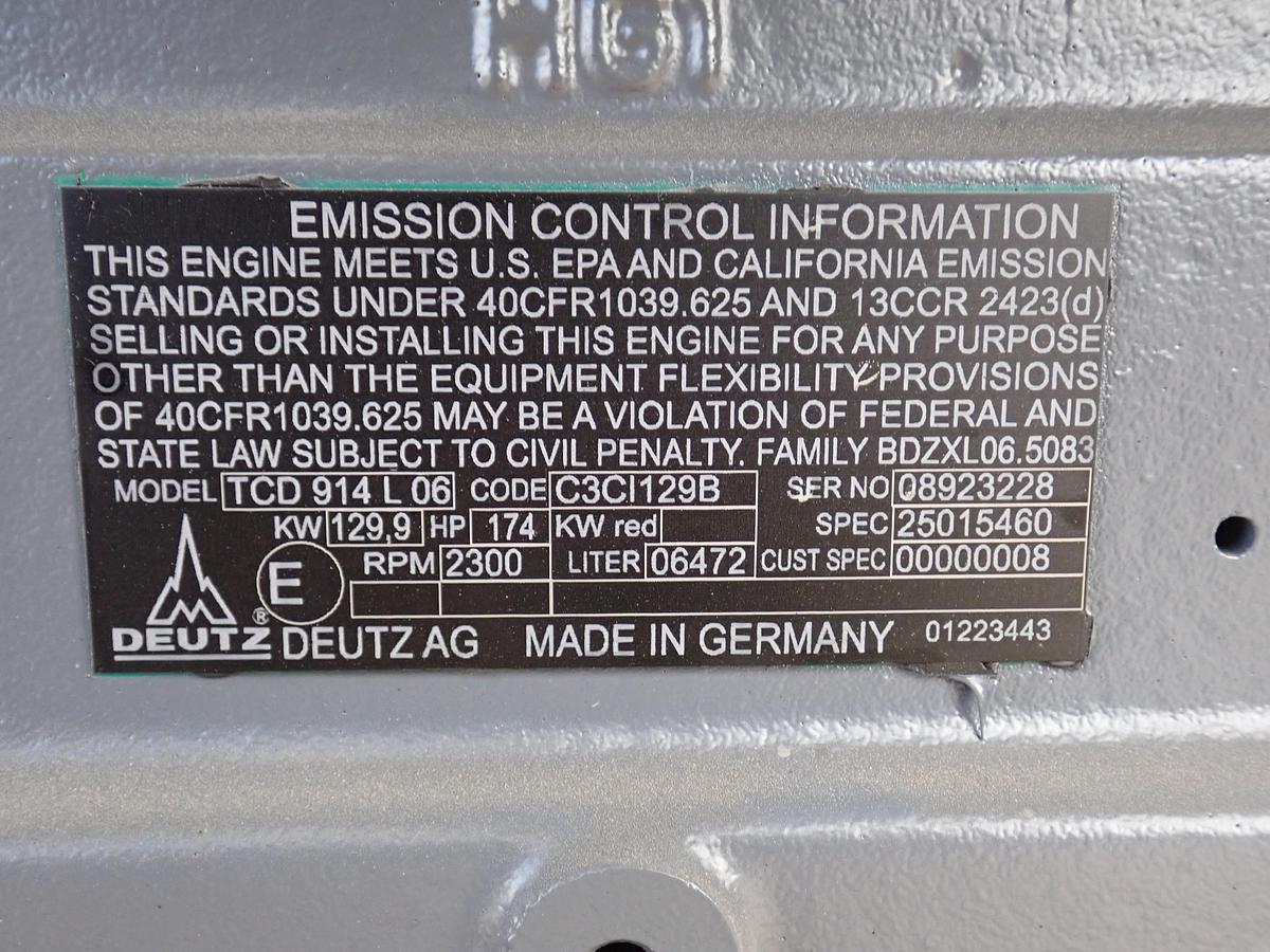 Deutz TCD914 L06 Turbo Diesel Engine NEW SURPLUS!