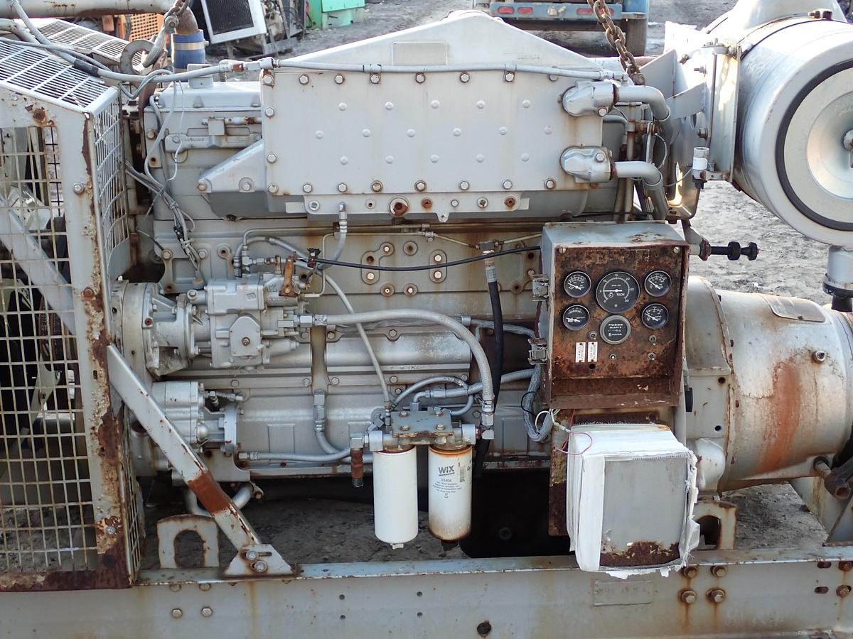 Used 2000 Cummins N14-C Diesel Engine POWER UNIT w/ PTO CLUTCH