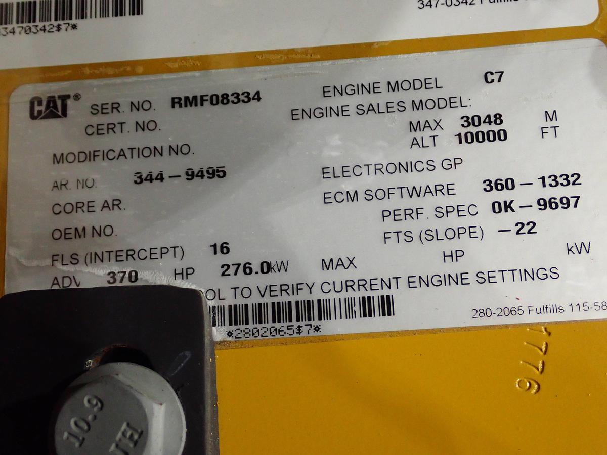 2010 CAT C7 Diesel Truck Engine UNUSED SURPLUS! RMF 370 HP!