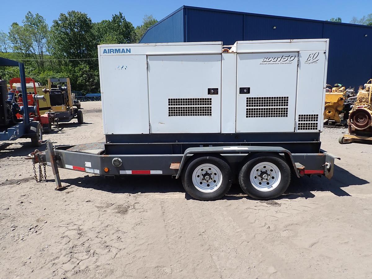Used Airman SDG150 150 KVA Mobile Generator