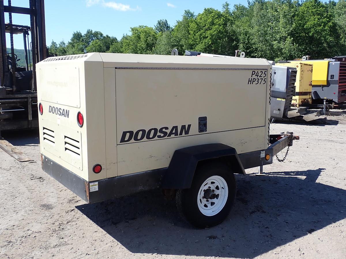 Used 2022 Doosan P425/HP375 Air Compressor 1528 HOURS