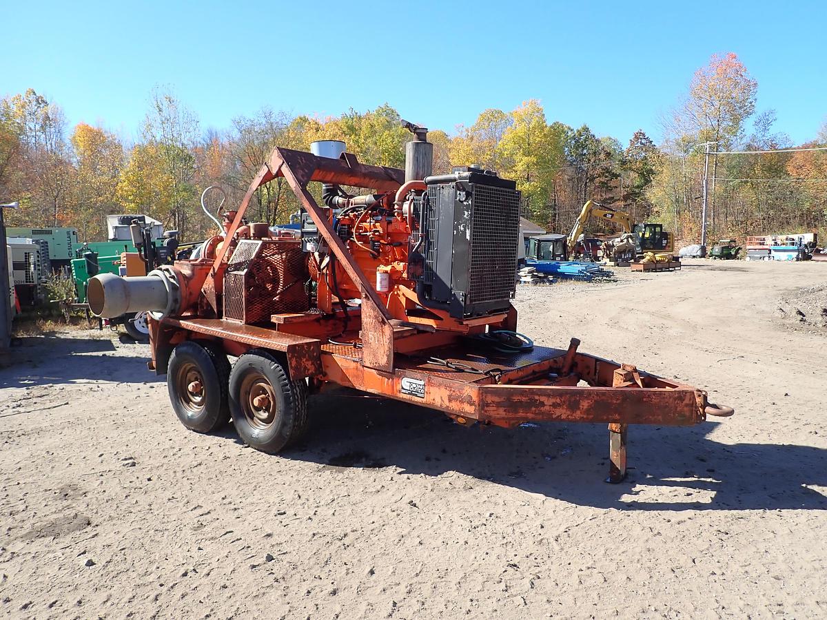 Used Godwin DPC300 12" Water Pump TRAILER MOUNTED