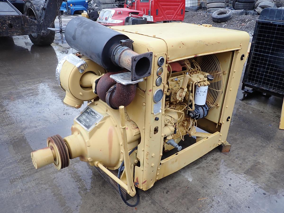 Used 1989 CAT 3304 DI Diesel Engine Power Unit 369 HOURS !! PTO CLUTCH! 