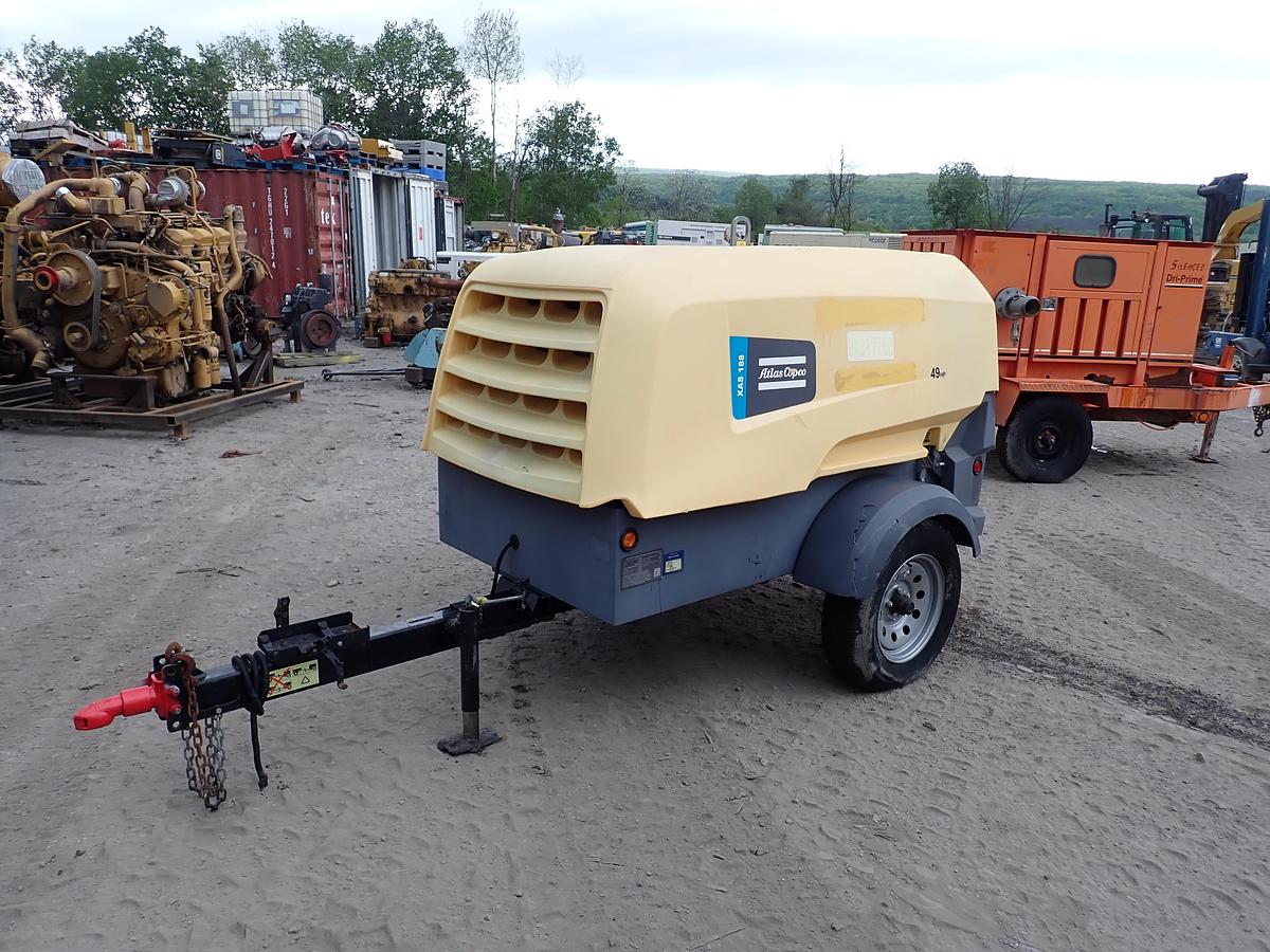 Used 2021 Atlas Copco XAS188 KD8 Air Compressor