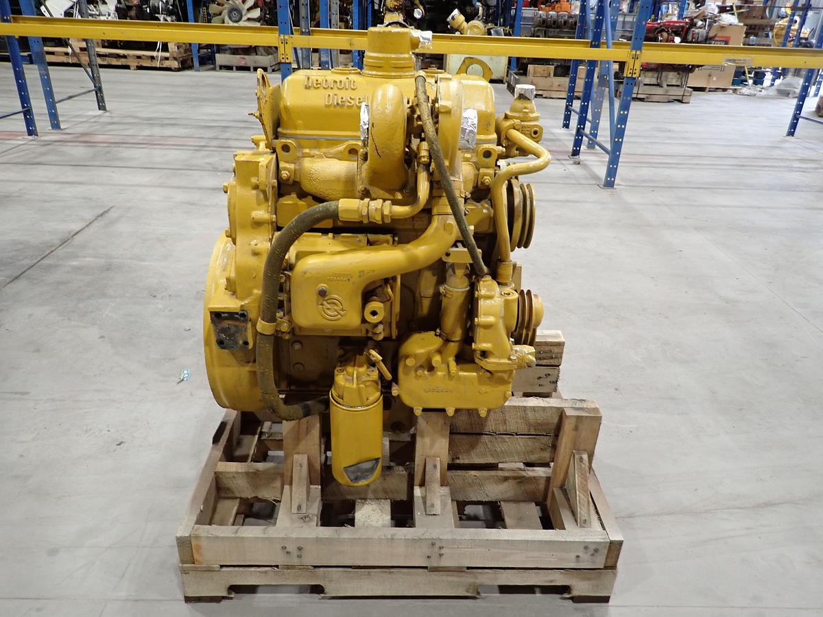 Refurbished Detroit Diesel 3-53T Silver Engine REBUILT! 5033-8301