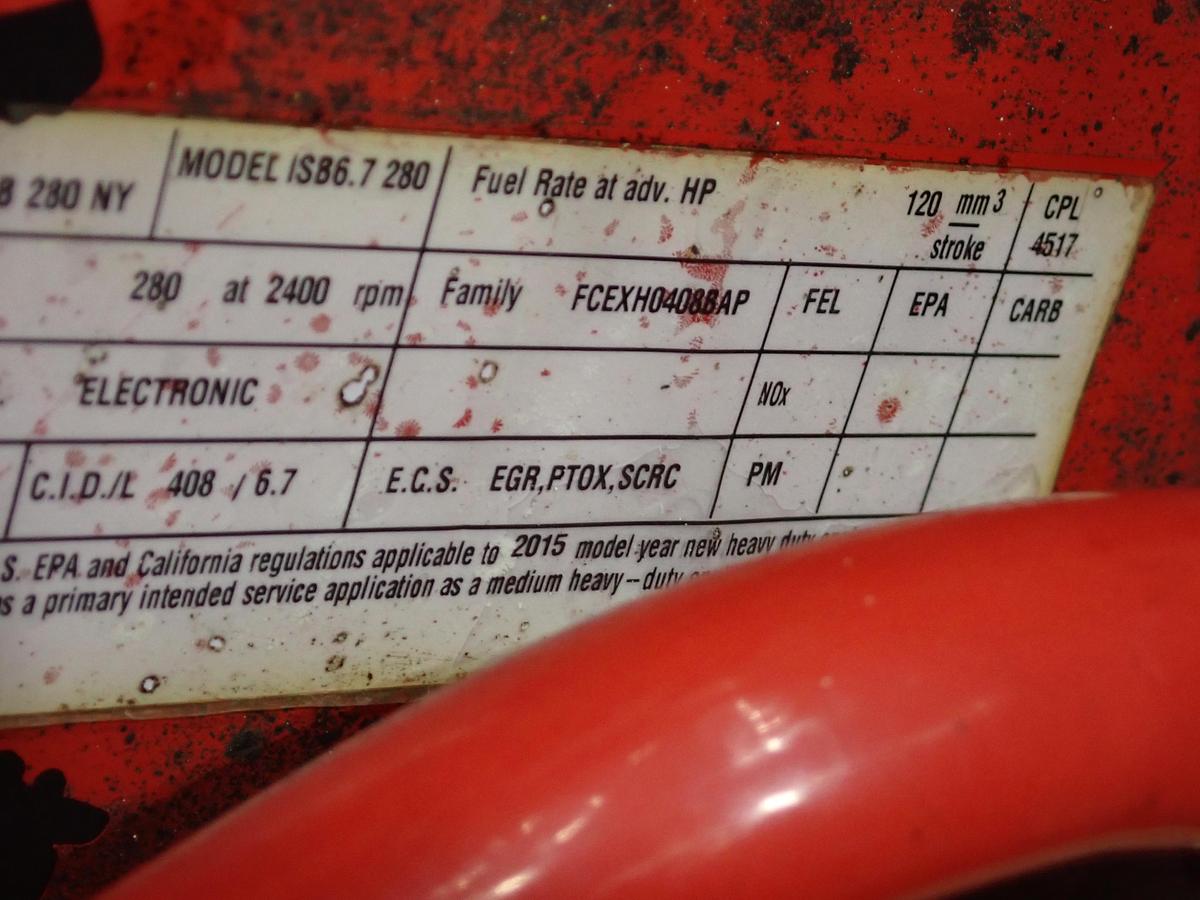 Used 2015 Cummins ISB 280 Diesel Engine CPL 4517