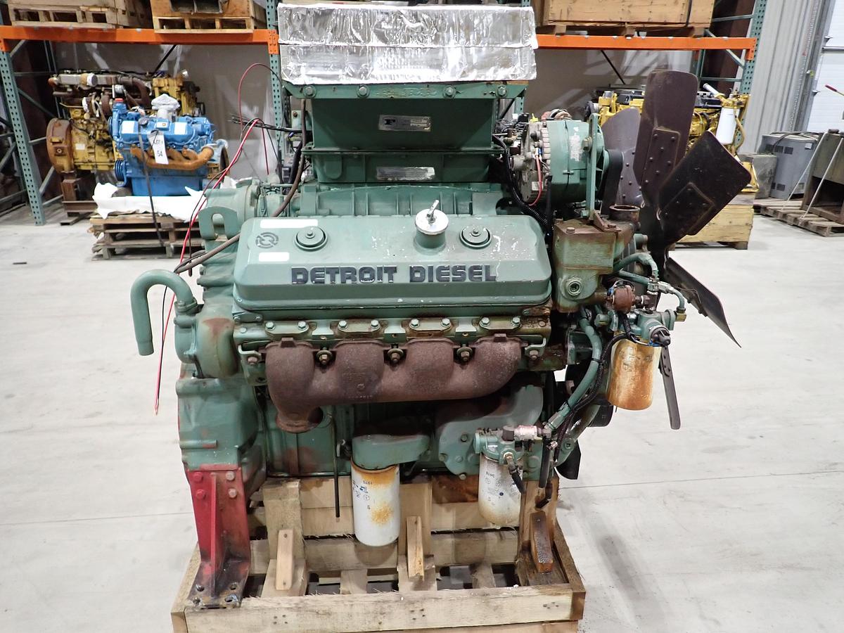 Detroit Diesel 8V71 Engine UNUSED! 7083-7000