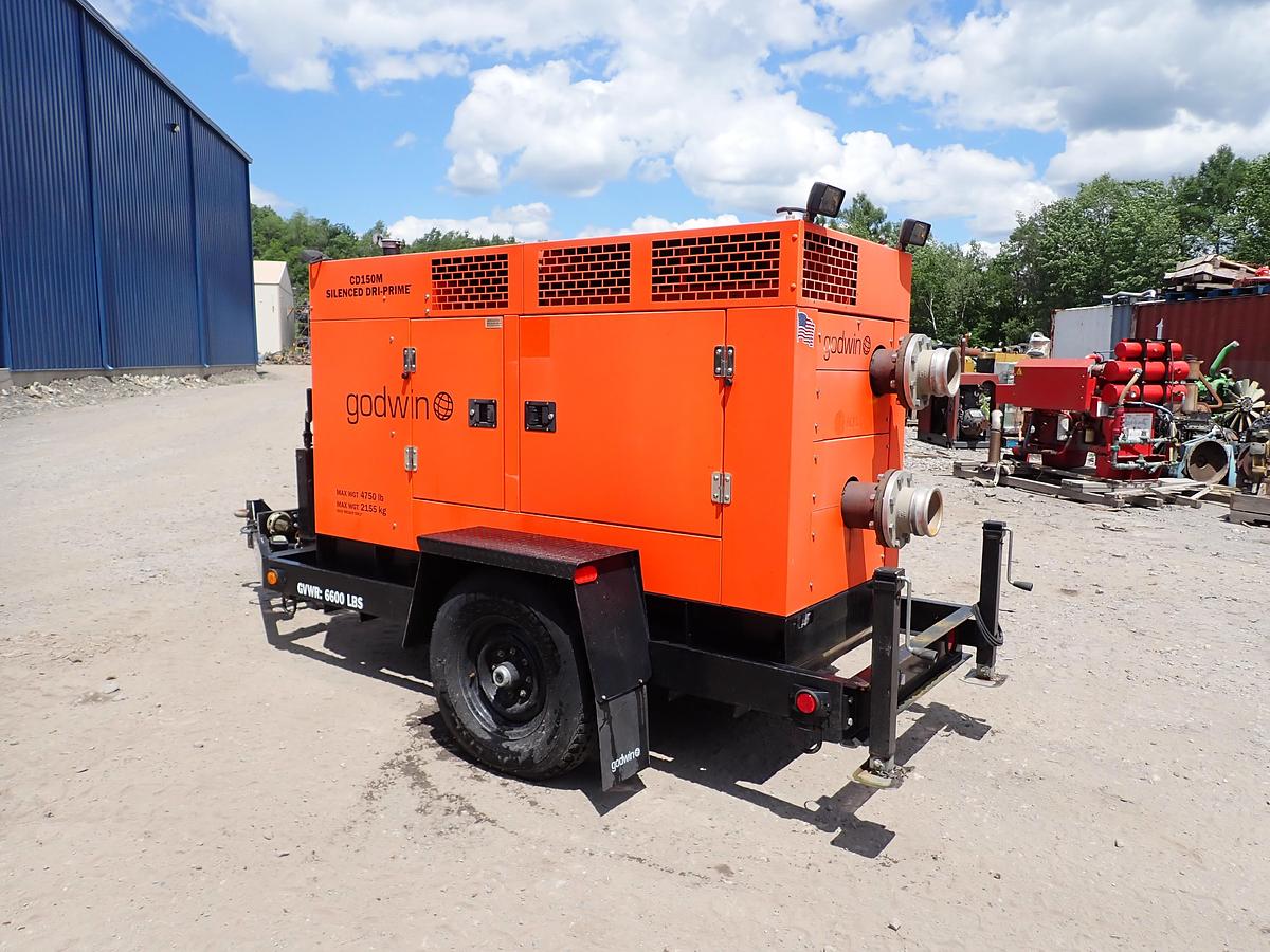 Used 2015 Godwin CD150M 6" Critical/Quiet Enclosure Water Pump