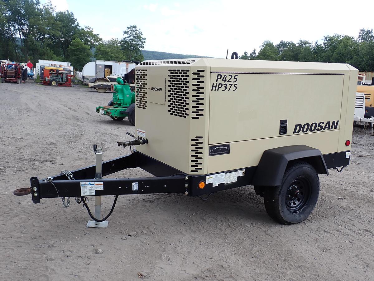 Used 2023 Doosan P425/HP375 Air Compressor 512 HOURS