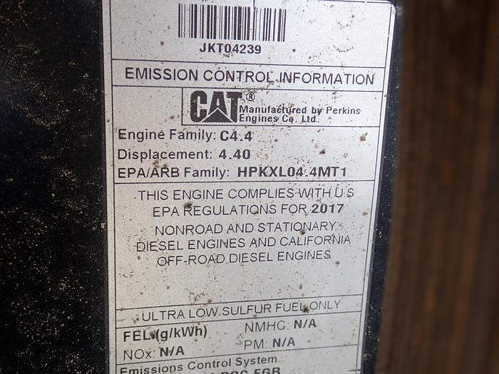 Used 2018 CAT C4.4 Diesel Engine TL1055D Telehandler AR 440-0603