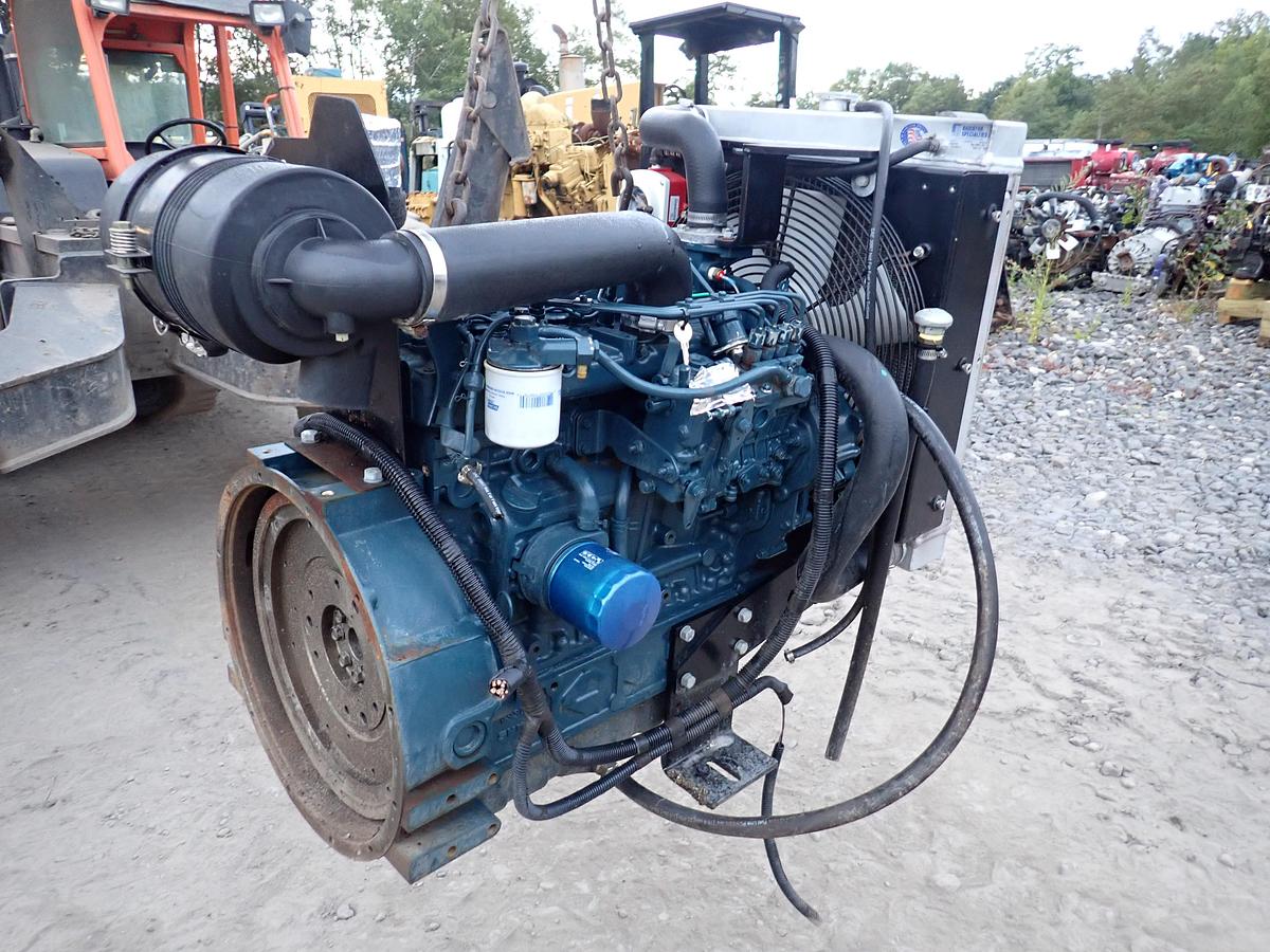 Used 2017 Kubota V3300-BG-ET01 Diesel Engine LOW HOURS!