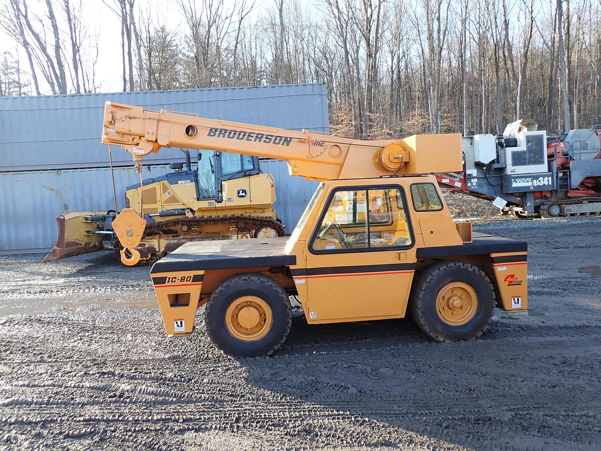 Used 1989 Broderson IC80-1D Carry Deck Crane
