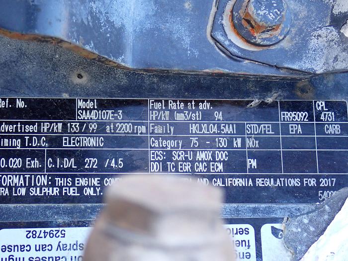 Used 2017 Komatsu SAA4D107E-3 Turbo Diesel Engine D51PXI-24 Dozer