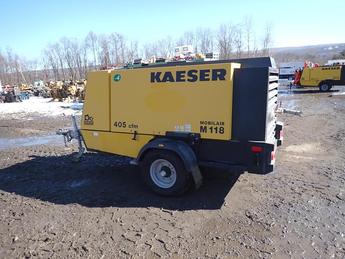 Used 2022 Kaeser M118 Mobilair 405 CFM Air Compressor 