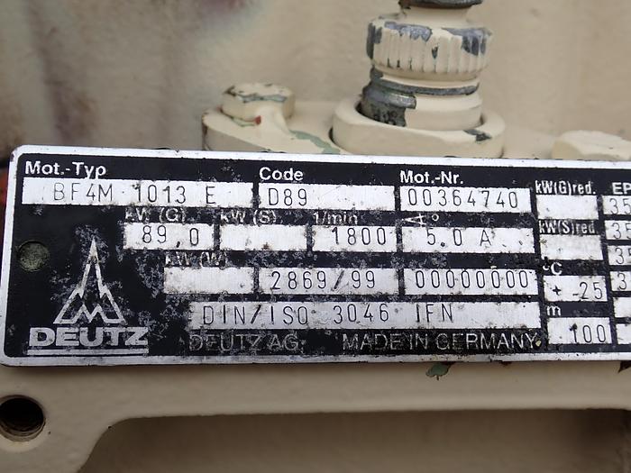 Used Deutz BF4M1013E Diesel Engine 