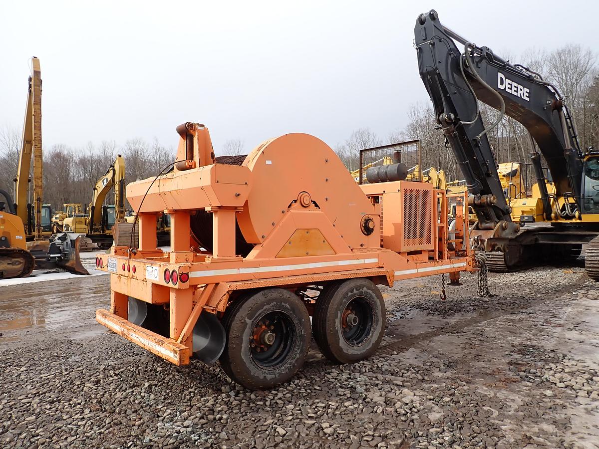 Used 2007 Wagner-Smith T-1DP-300 Single Drum Cable Puller 