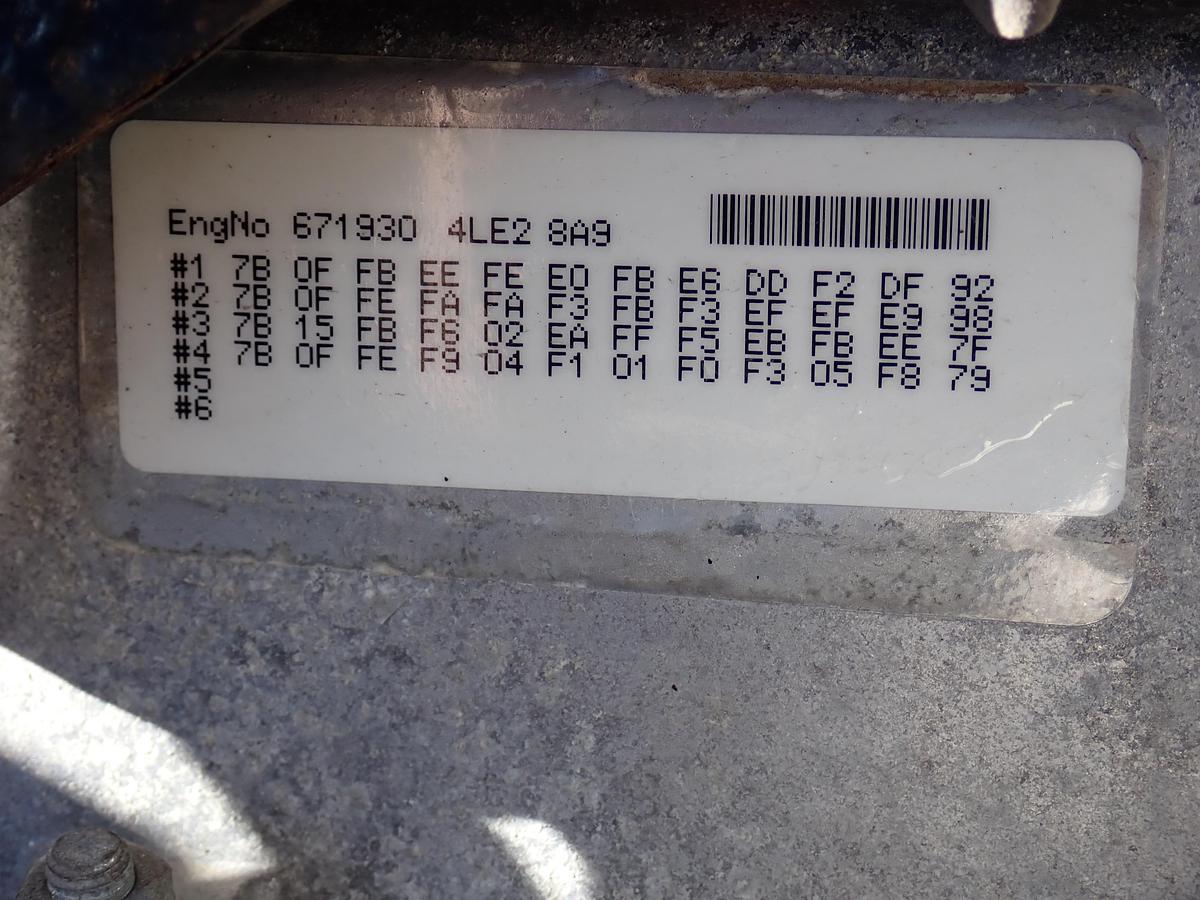 Used 2017 Isuzu 4LE2 Diesel Engine COMPLETE POWER UNIT! 1045 HOURS