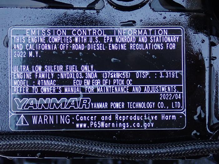 2022 Yanmar 4TNV98C-NMSLV