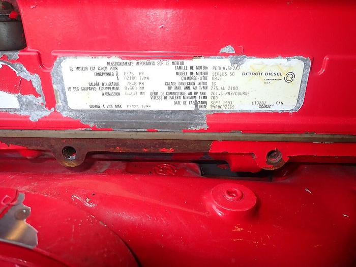 Used Detroit Diesel Series 50 Turbo Engine GOOD RUNNER INDUSTRIAL! 275 HP 1993