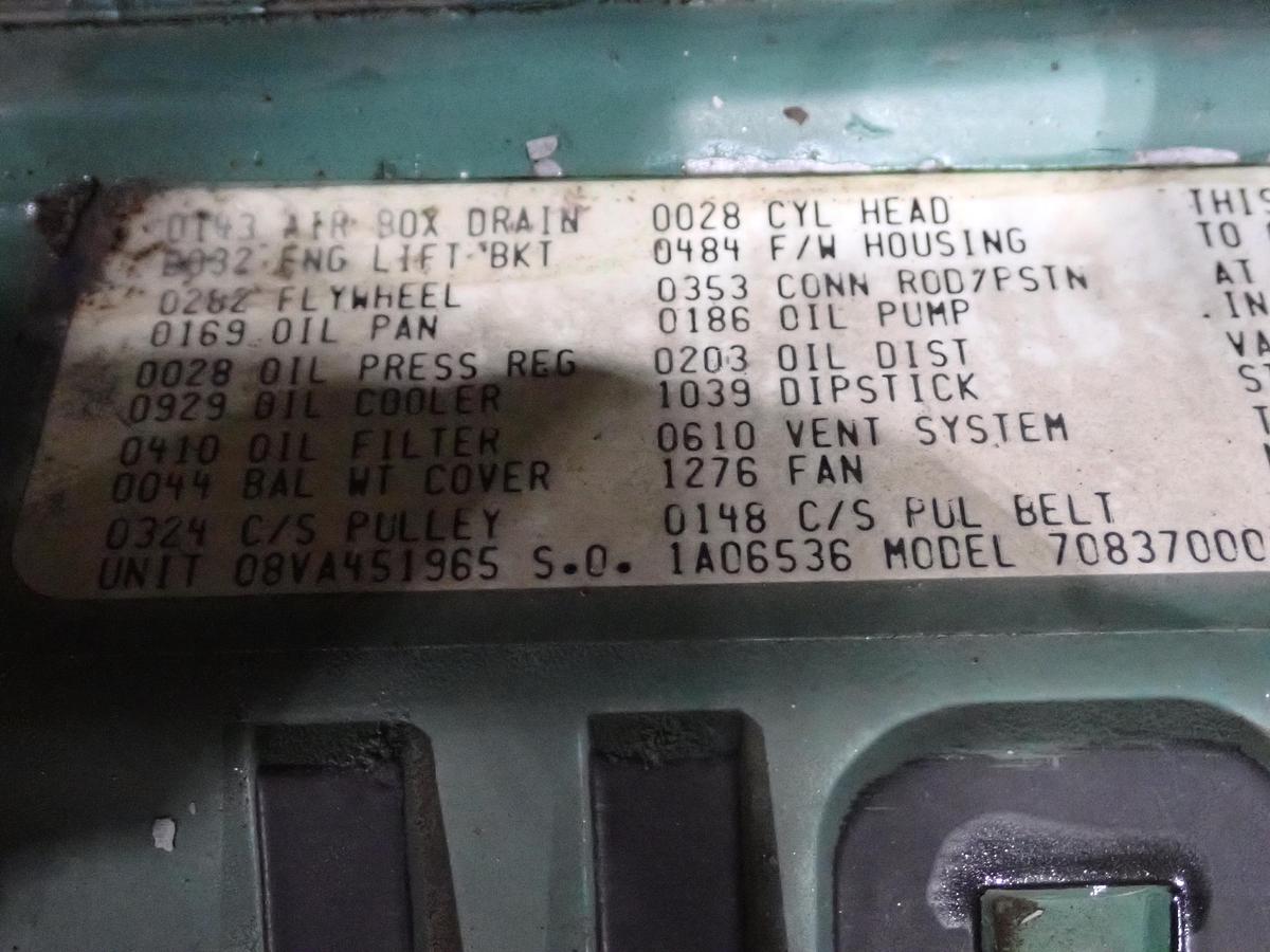 Detroit Diesel 8V71 Engine UNUSED! 7083-7000