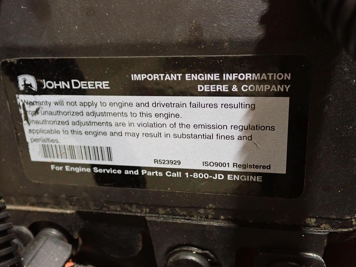 Used 2011 John Deere 5030HF285 Diesel Engine POWER UNIT! PTO Clutch!