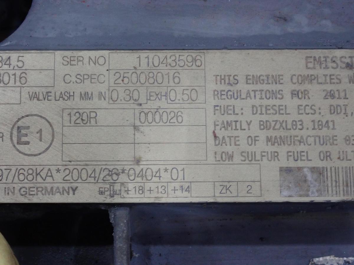 Used 2011 Deutz D2011 L03I