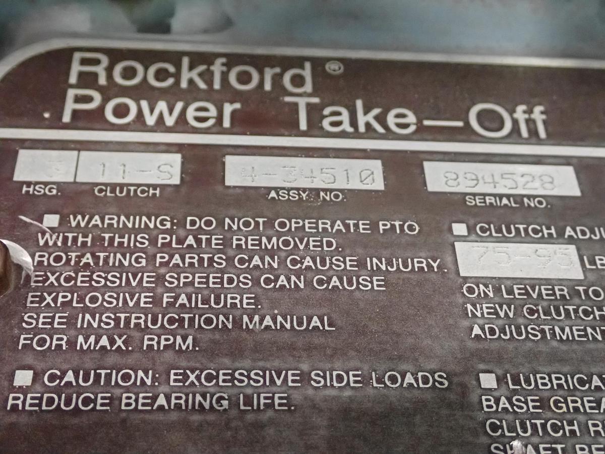 Used Perkins T4.236 Diesel Engine POWER UNIT w/ PTO CLUTCH