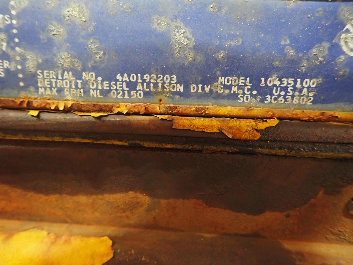 Used Detroit Diesel 4-71 Engine RIGHT HAND EXHAUST 1043-5100