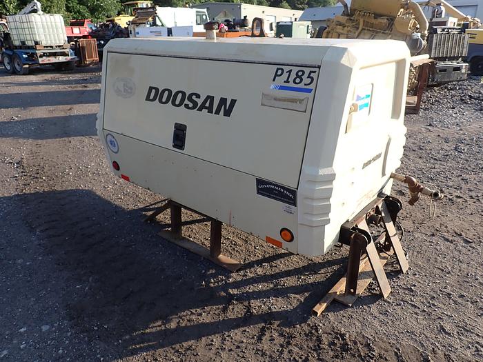 Used 2013 Doosan P185WJD-FX-T4I Air Compressor Deere Diesel