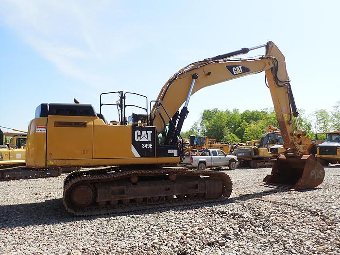 Used 2013 CAT 349EL Hydraulic Excavator Q/C & HAMMER LINES