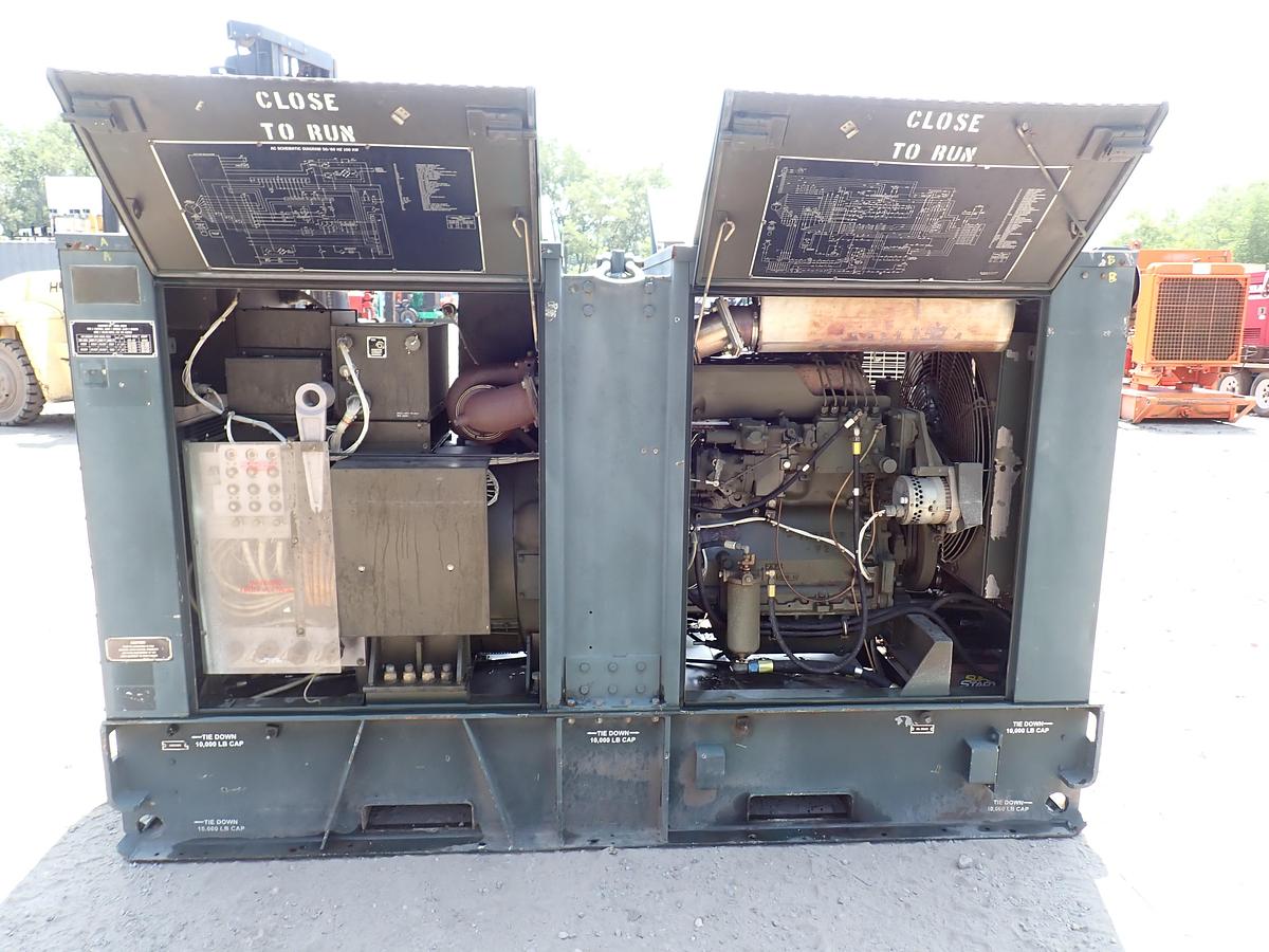 Used 1990 Libby MEP007B 100 KW Diesel Generator GOV'T SURPLUS