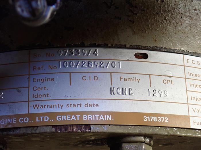 Used 1990 Cummins KTA38-G1 650 KW Generator Set CONTINUOUS DUTY